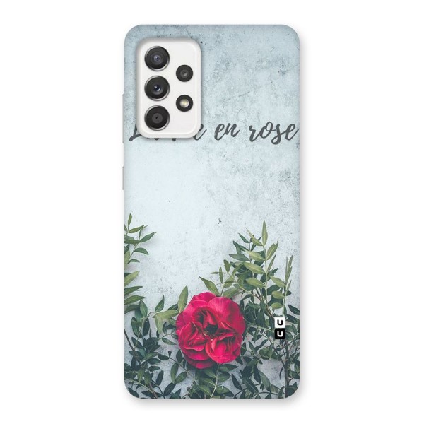 Rose Life Back Case for Galaxy A52