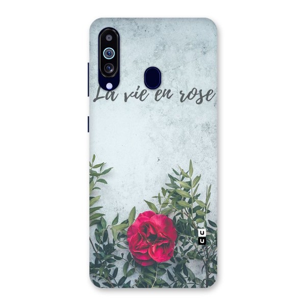 Rose Life Back Case for Galaxy A60