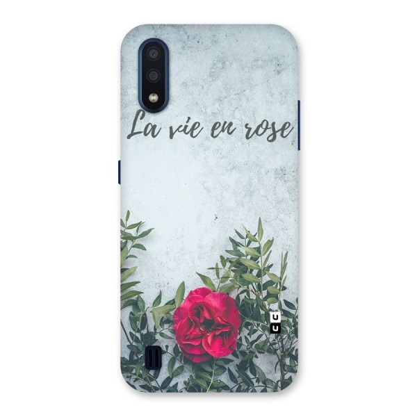 Rose Life Back Case for Galaxy M01