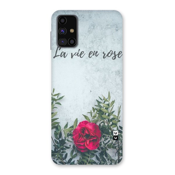 Rose Life Back Case for Galaxy M31s