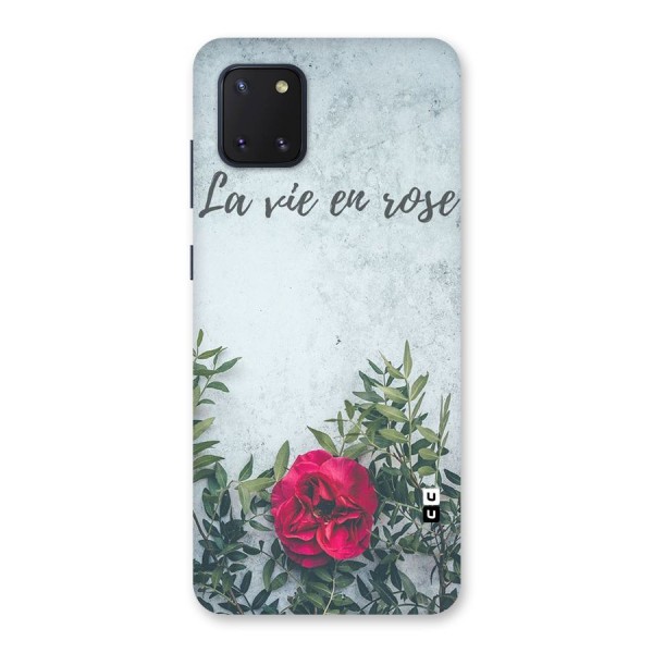 Rose Life Back Case for Galaxy Note 10 Lite