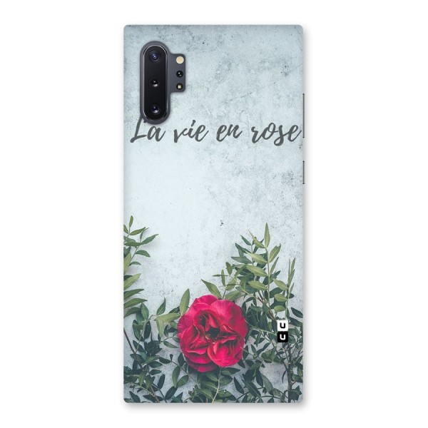 Rose Life Back Case for Galaxy Note 10 Plus