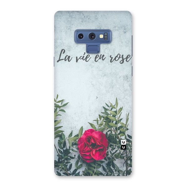 Rose Life Back Case for Galaxy Note 9