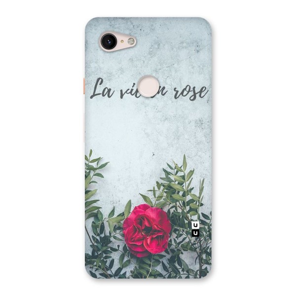 Rose Life Back Case for Google Pixel 3 XL