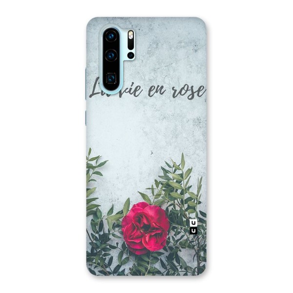 Rose Life Back Case for Huawei P30 Pro