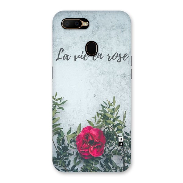 Rose Life Back Case for Oppo A5s