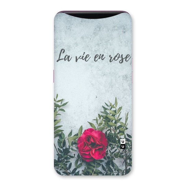 Rose Life Back Case for Oppo Find X