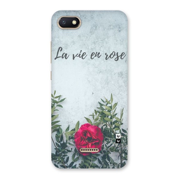 Rose Life Back Case for Redmi 6A