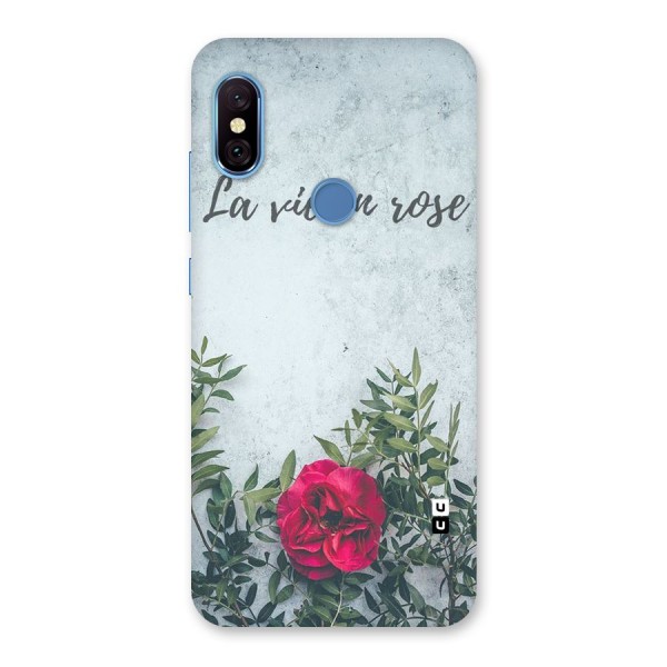 Rose Life Back Case for Redmi Note 6 Pro