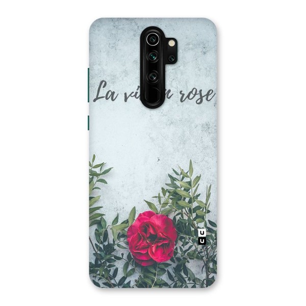 Rose Life Back Case for Redmi Note 8 Pro