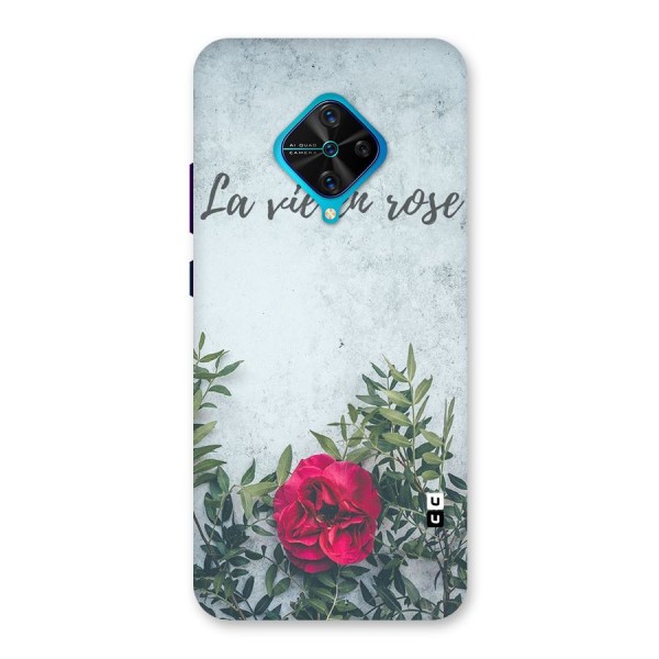 Rose Life Back Case for Vivo S1 Pro