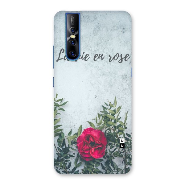 Rose Life Back Case for Vivo V15 Pro