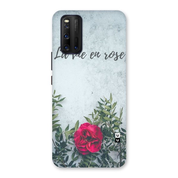 Rose Life Back Case for Vivo iQOO 3