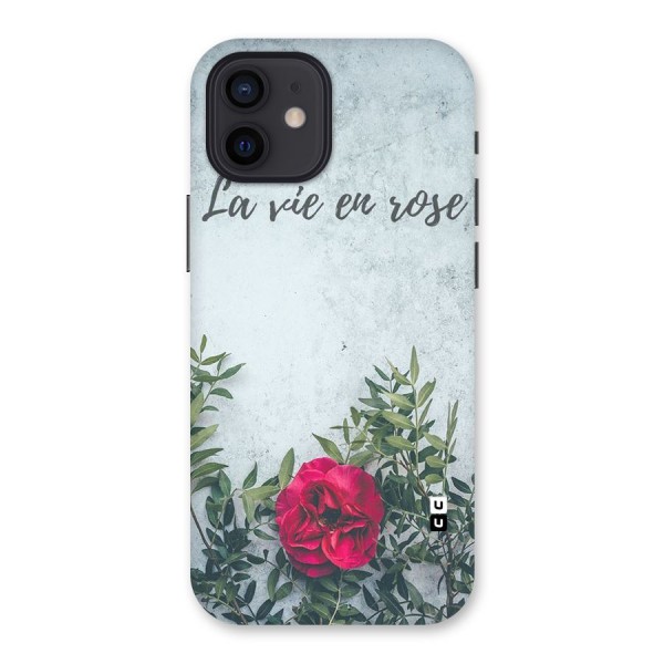 Rose Life Back Case for iPhone 12