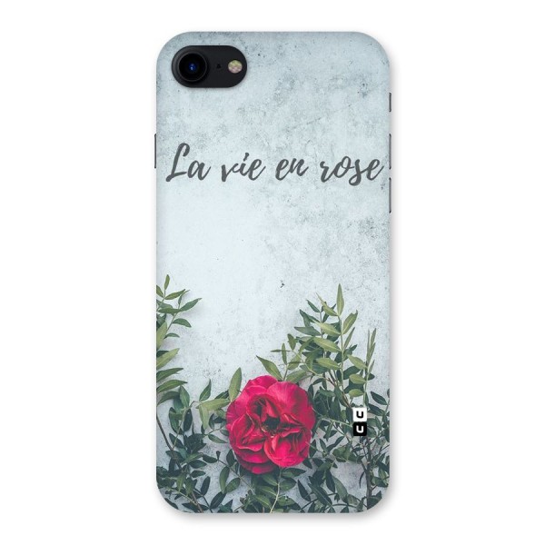 Rose Life Back Case for iPhone SE 2020