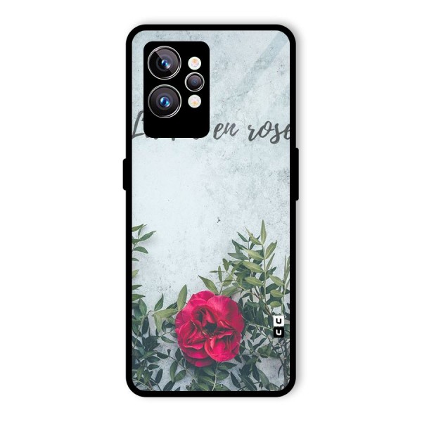 Rose Life Glass Back Case for Realme GT2 Pro