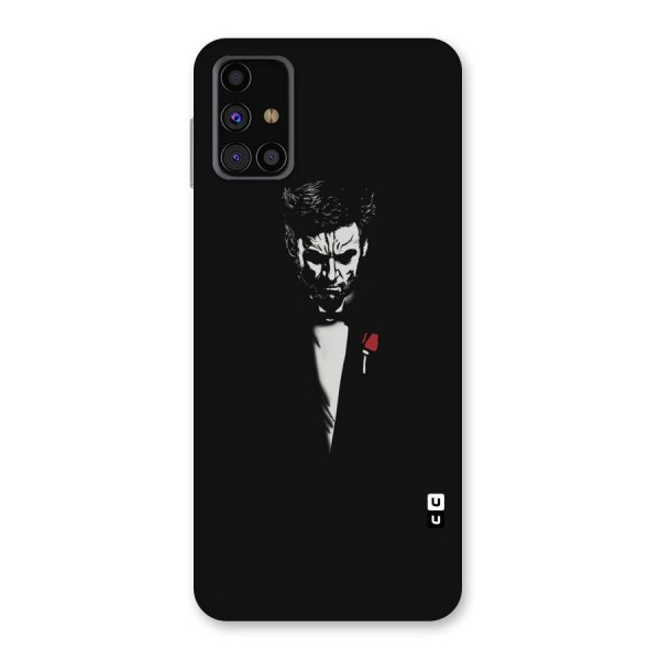 Rose Man Back Case for Galaxy M31s