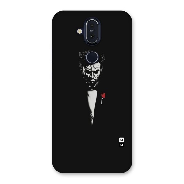 Rose Man Back Case for Nokia 8.1