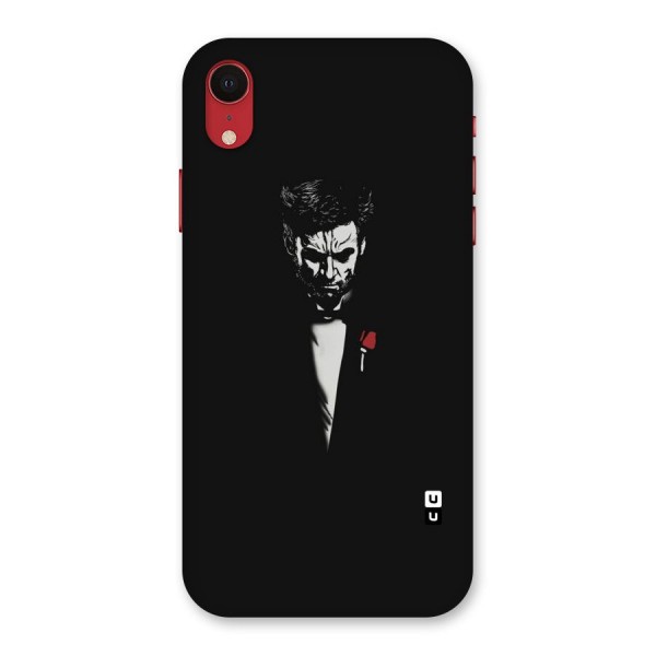 Rose Man Back Case for iPhone XR