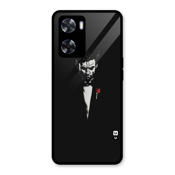 Rose Man Glass Back Case for Oppo A57 2022