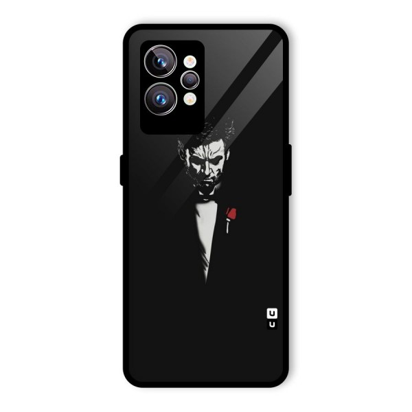 Rose Man Glass Back Case for Realme GT2 Pro