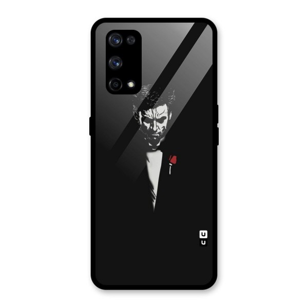 Rose Man Glass Back Case for Realme X7 Pro