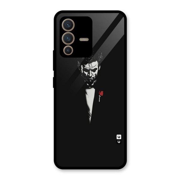 Rose Man Glass Back Case for Vivo V23 5G