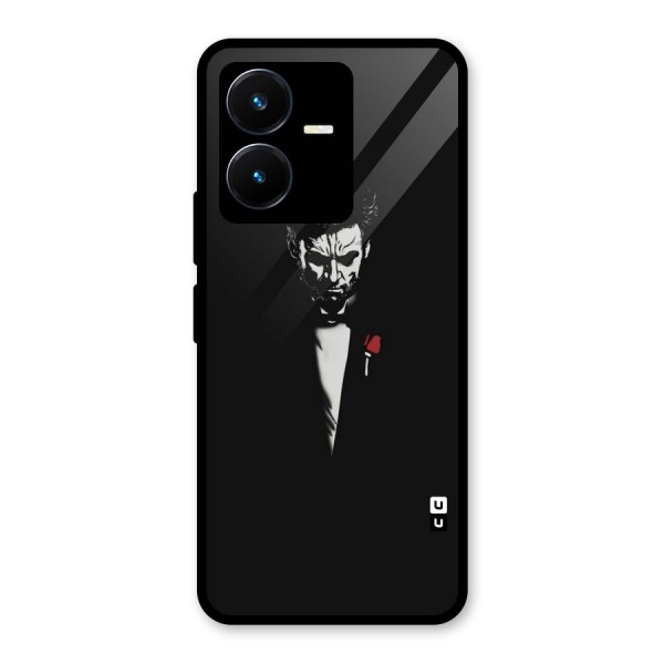 Rose Man Glass Back Case for Vivo Y22