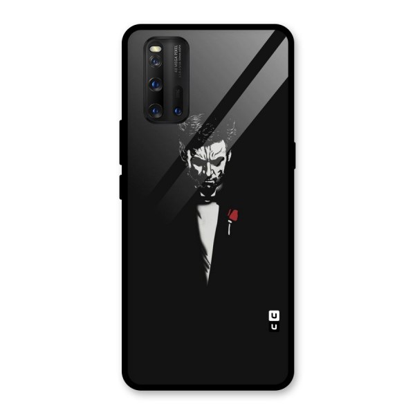 Rose Man Glass Back Case for Vivo iQOO 3