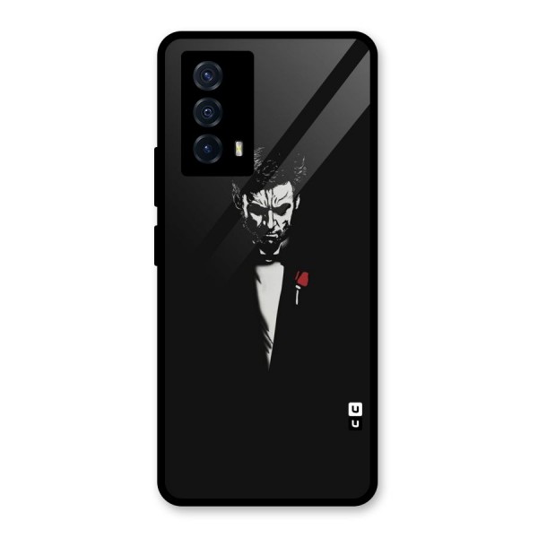 Rose Man Glass Back Case for Vivo iQOO Z5