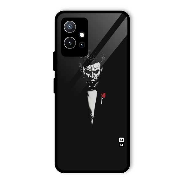 Rose Man Glass Back Case for Vivo iQOO Z6