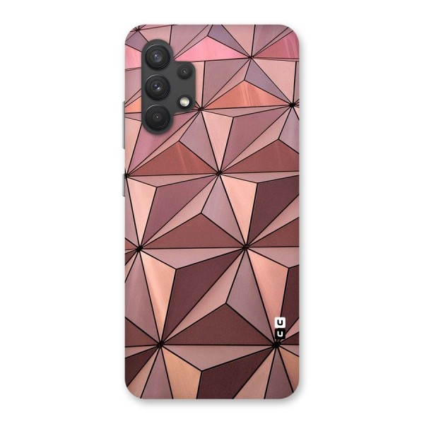 Rosegold Abstract Shapes Back Case for Galaxy A32