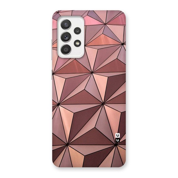 Rosegold Abstract Shapes Back Case for Galaxy A52