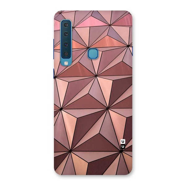 Rosegold Abstract Shapes Back Case for Galaxy A9 (2018)