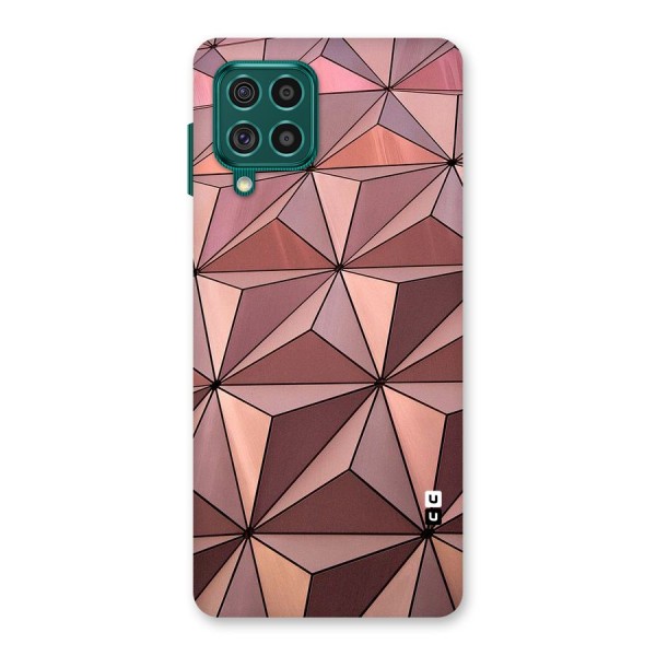 Rosegold Abstract Shapes Back Case for Galaxy F62