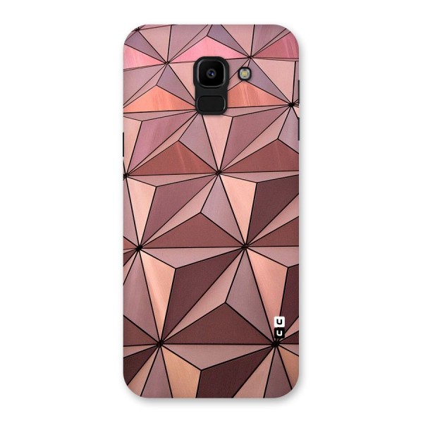 Rosegold Abstract Shapes Back Case for Galaxy J6