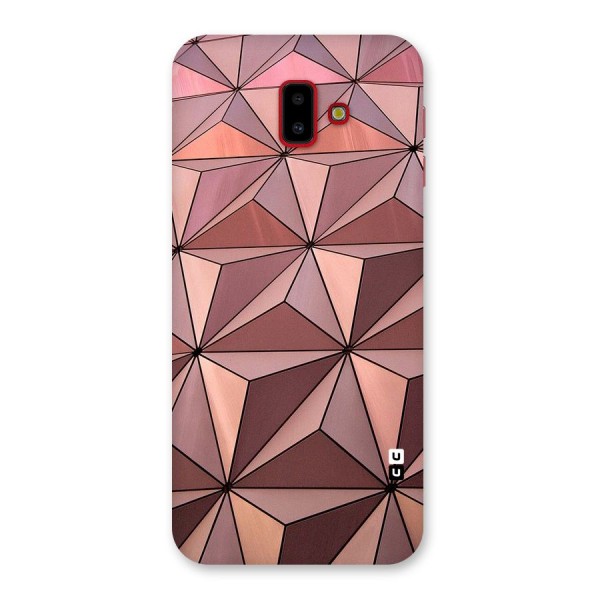 Rosegold Abstract Shapes Back Case for Galaxy J6 Plus