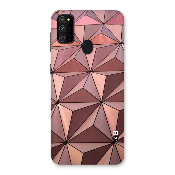 Rosegold Abstract Shapes Back Case for Galaxy M21