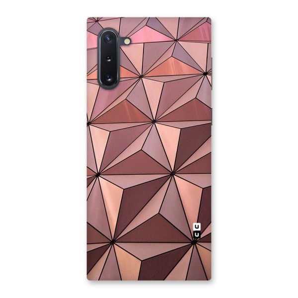 Rosegold Abstract Shapes Back Case for Galaxy Note 10