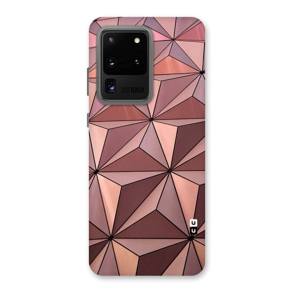 Rosegold Abstract Shapes Back Case for Galaxy S20 Ultra