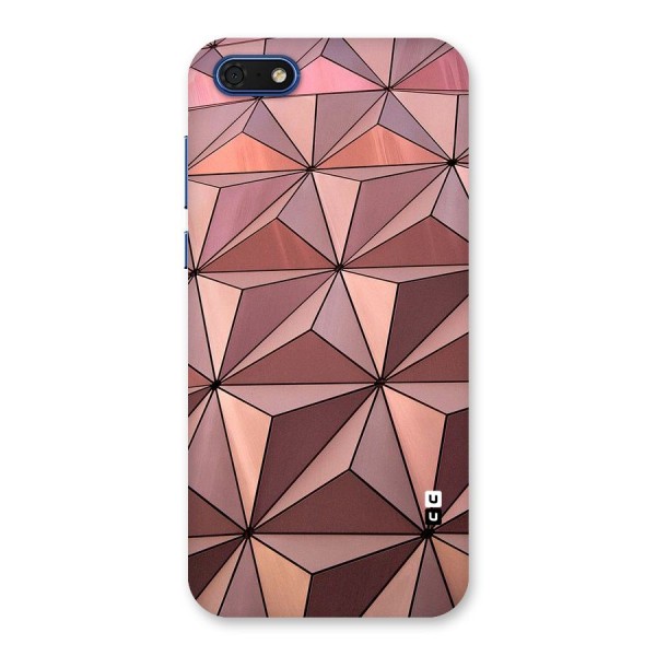 Rosegold Abstract Shapes Back Case for Honor 7s