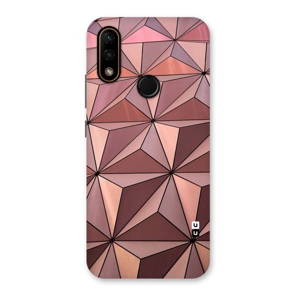 Rosegold Abstract Shapes Back Case for Lenovo A6 Note