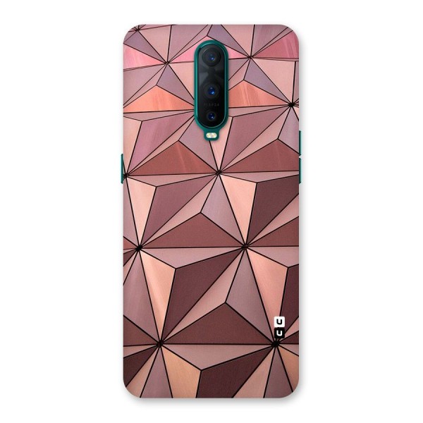 Rosegold Abstract Shapes Back Case for Oppo R17 Pro