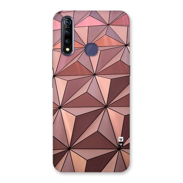 Rosegold Abstract Shapes Back Case for Vivo Z1 Pro