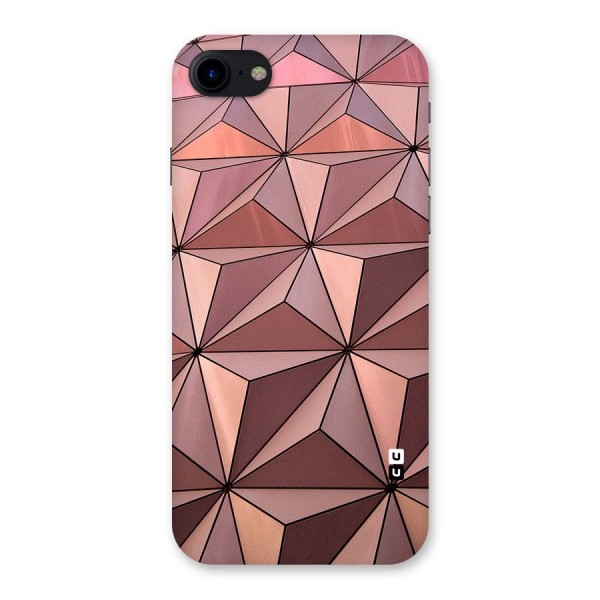 Rosegold Abstract Shapes Back Case for iPhone SE 2020