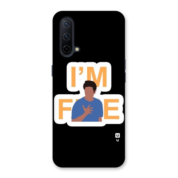 Ross is Fine Back Case for OnePlus Nord CE 5G