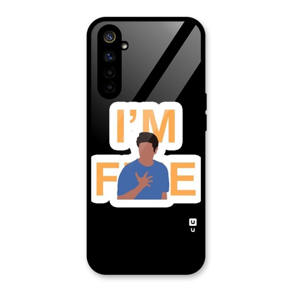 Ross is Fine Glass Back Case for Realme 6