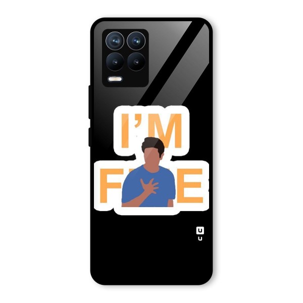 Ross is Fine Glass Back Case for Realme 8