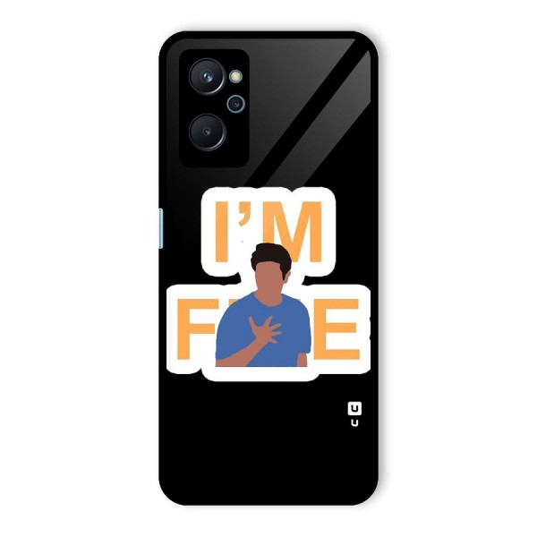 Ross is Fine Glass Back Case for Realme 9i