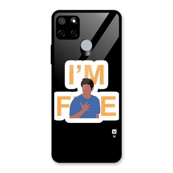 Ross is Fine Glass Back Case for Realme C12